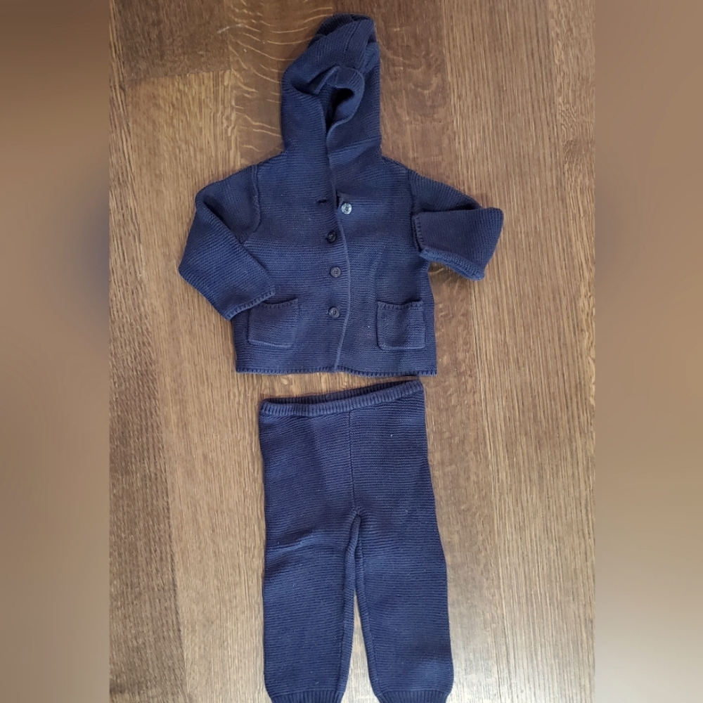 GAP baby knitted seater set, navy...